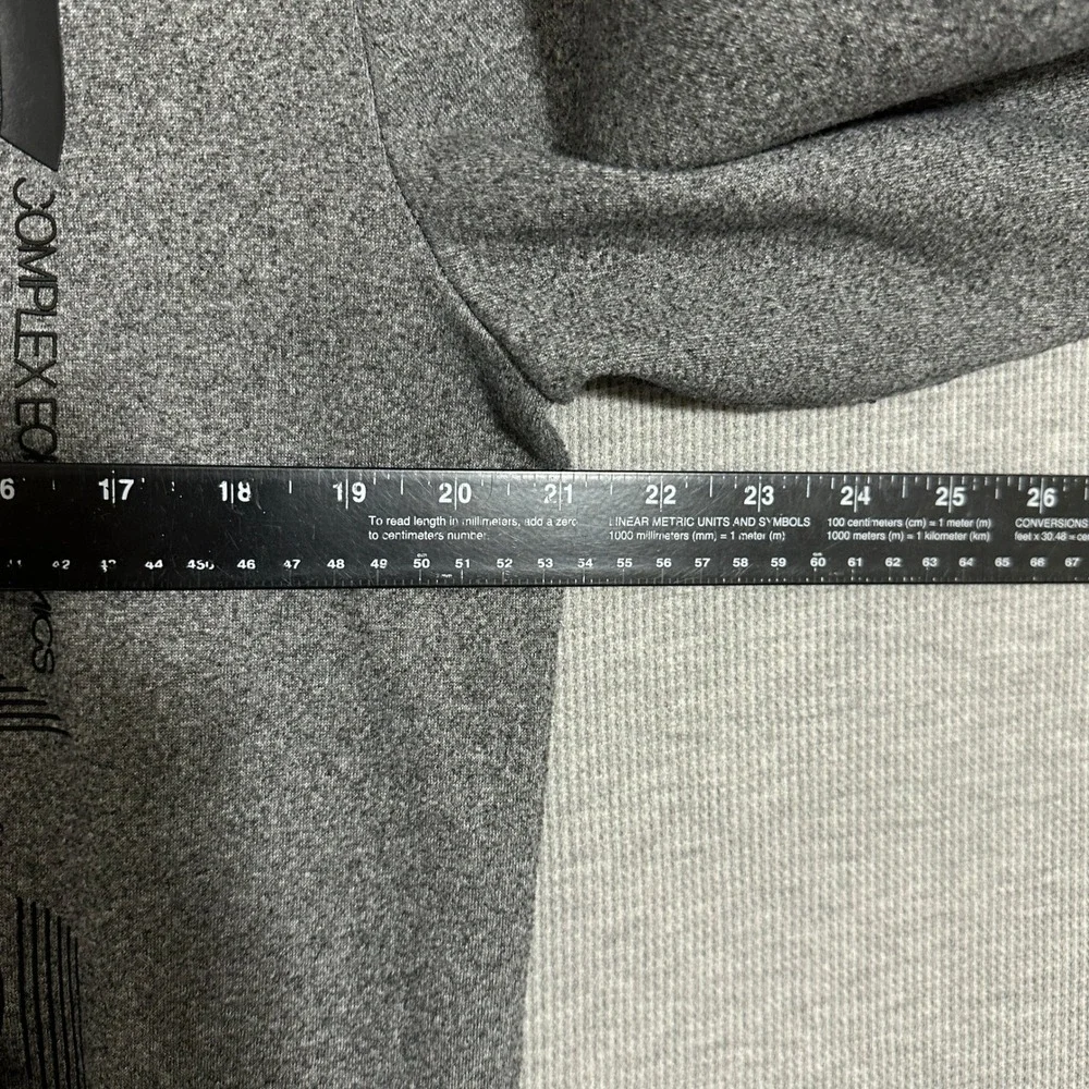 Ecko Unltd Gray Graphic Logo Pullover Hoodie Sweatshirt Mens Size Small